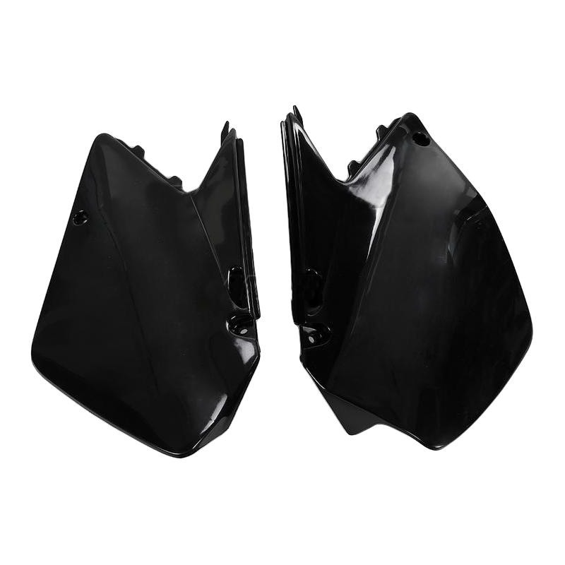 Plaques numéro latérales UFO Suzuki 250 RM 06-07 noir