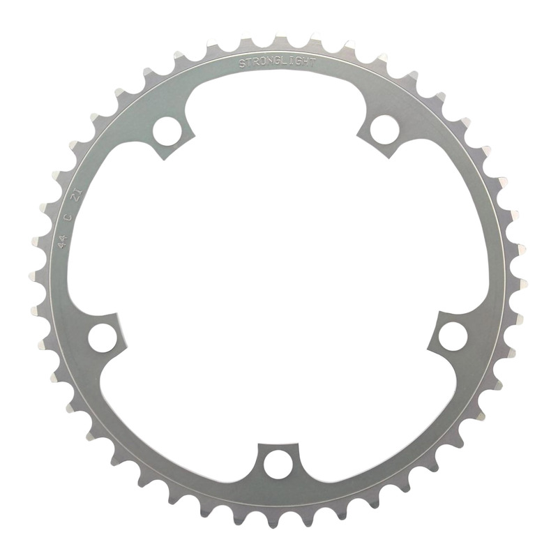 Plateau Stronglight pour Campagnolo Ã 135mm  argent- 46 dents