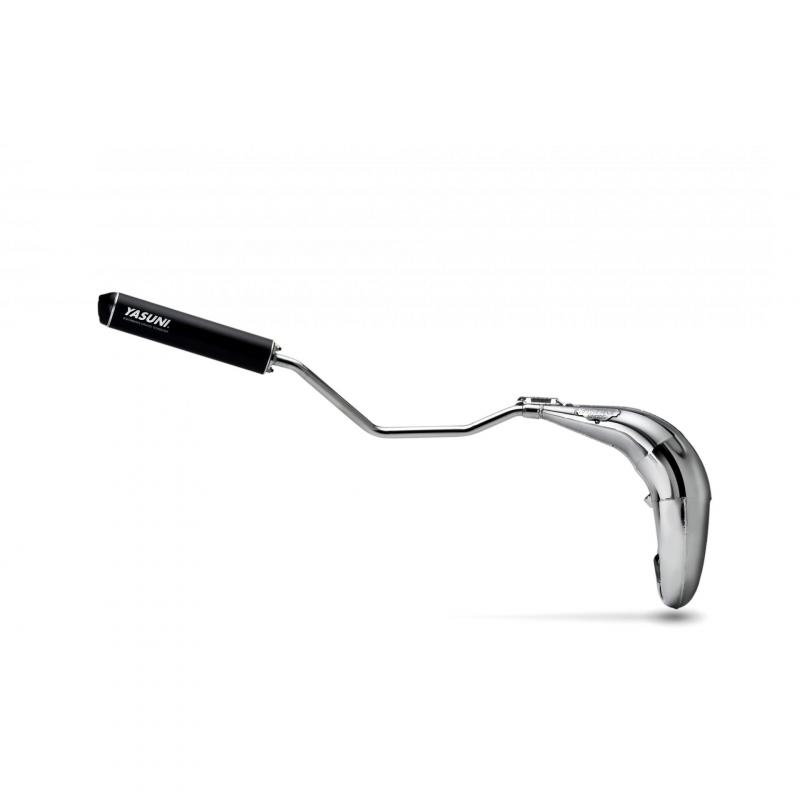 Pot d'échappement Yasuni Cross ML noir chrome droit SE-R/SM-R