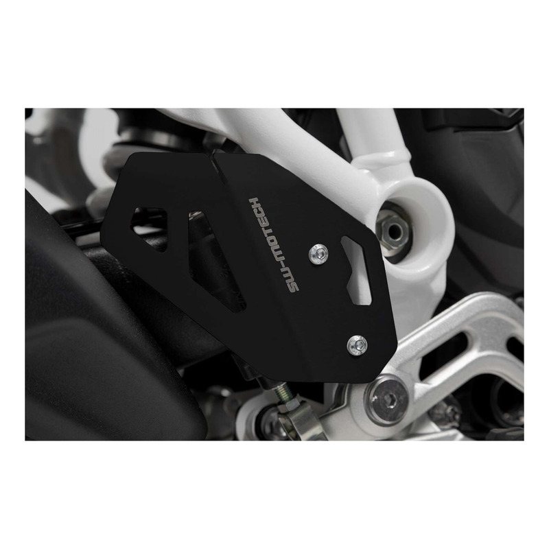 ProtÃ¨ge talon droit SW Motech aluminium noir Triumph Tiger 900 19-23