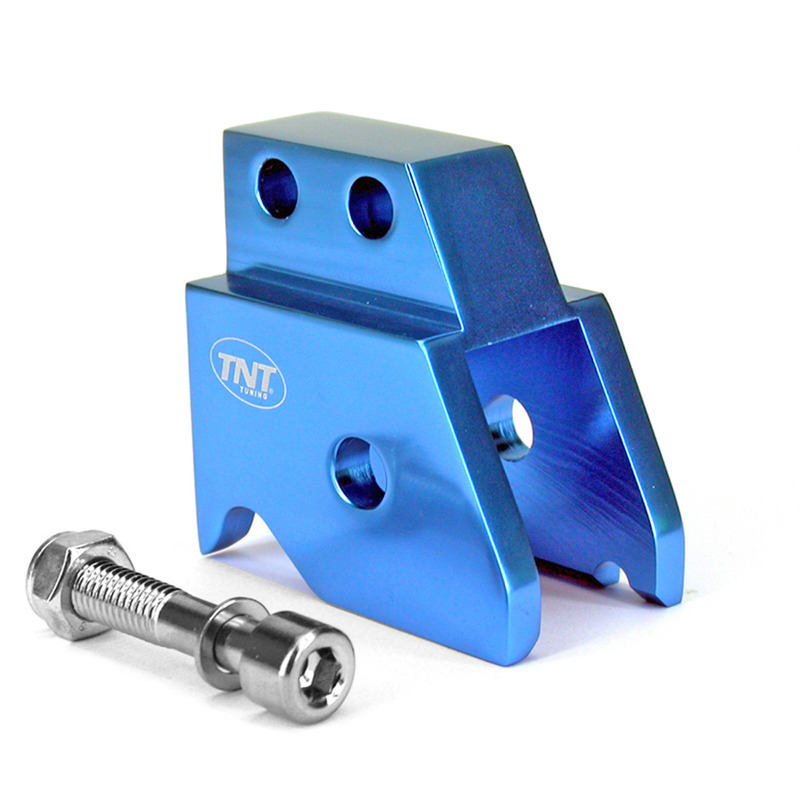 Rehausseur amortisseur moteur Minarelli (2 positions) Bleu