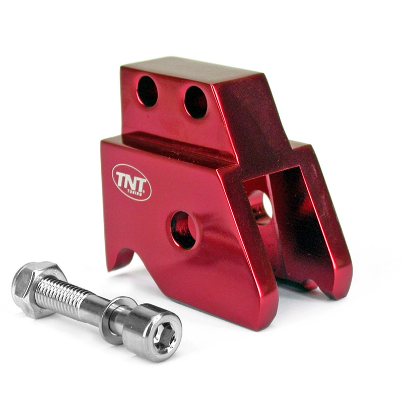 Rehausseur amortisseur moteur Minarelli (2 positions) Rouge