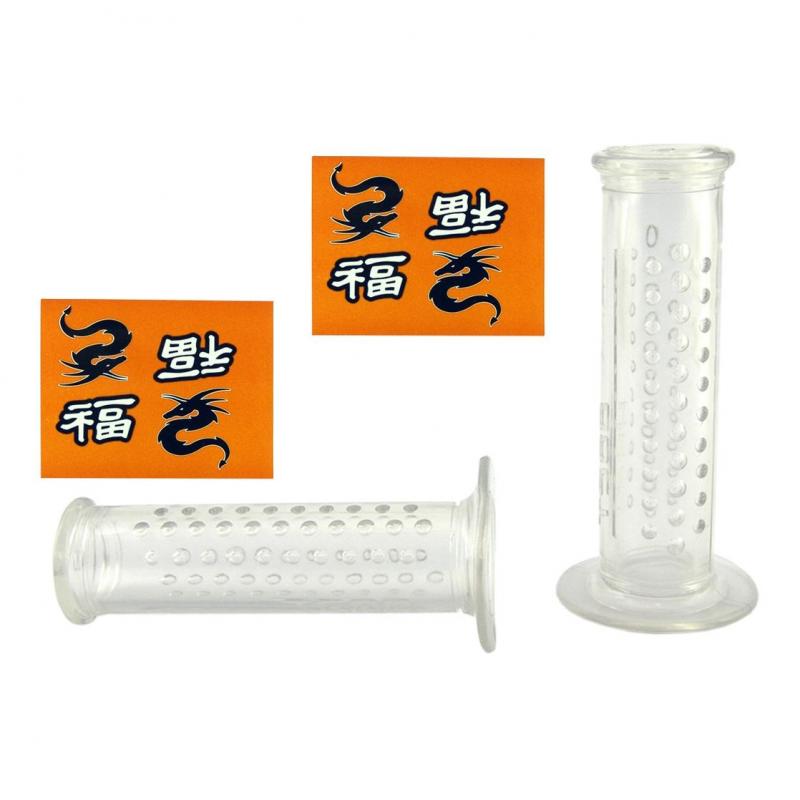 Revêtement poignée TNT transparent dragon orange