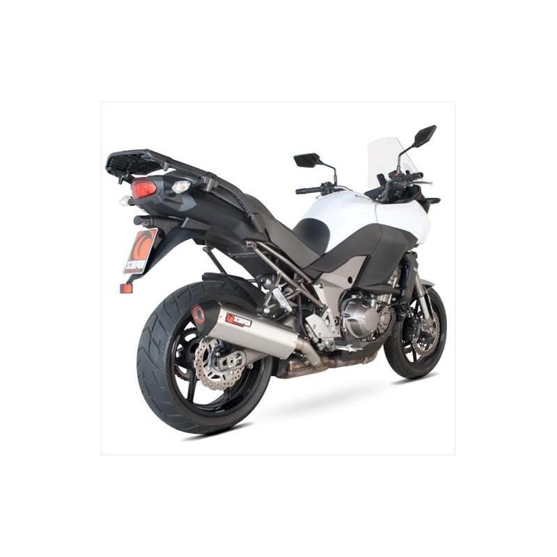 Silencieux homologué Scorpion Serket inox brossé pour Kawasaki Versy