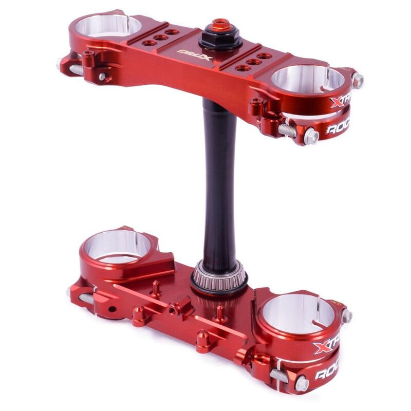 Té de fourche Xtrig Rocs Pro - Honda CRF 250cc 22-24 - rouge
