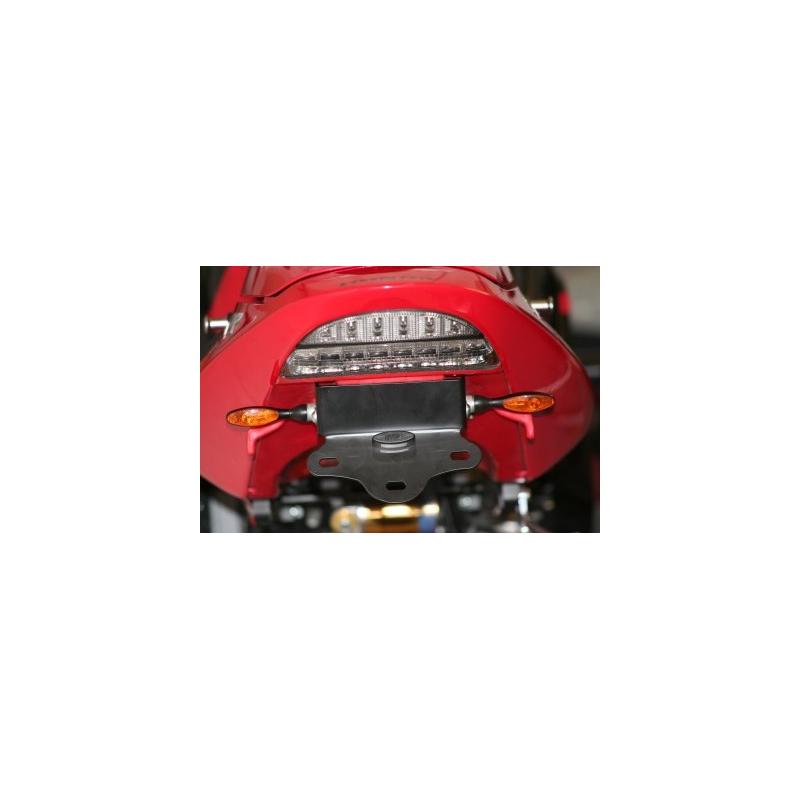 Support de plaque d’immatriculation R&G Racing noir Honda CBR 900 RR 02-03