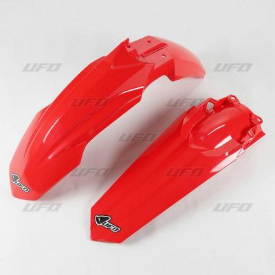 Kit garde-boue avant et arrière UFO Honda CRF 450R 2018 rouge (couleur origine)