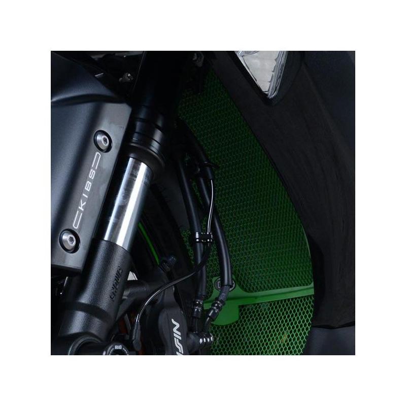 Protection de radiateur aluminium noir R&G Racing Kawasaki ZX-6R 19-20