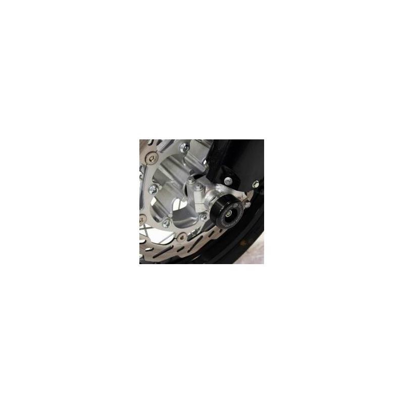 Tampons de protection de fourche R&G Racing noirs Yamaha WR 250 X 08-1