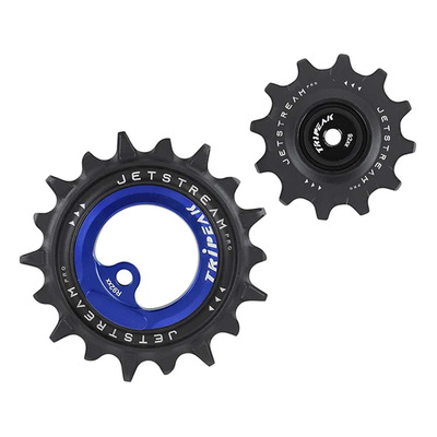 Galets de dérailleur Tripeak AOPW céramic 12v 12-18 dents bleu - Shimano Dura-Ace