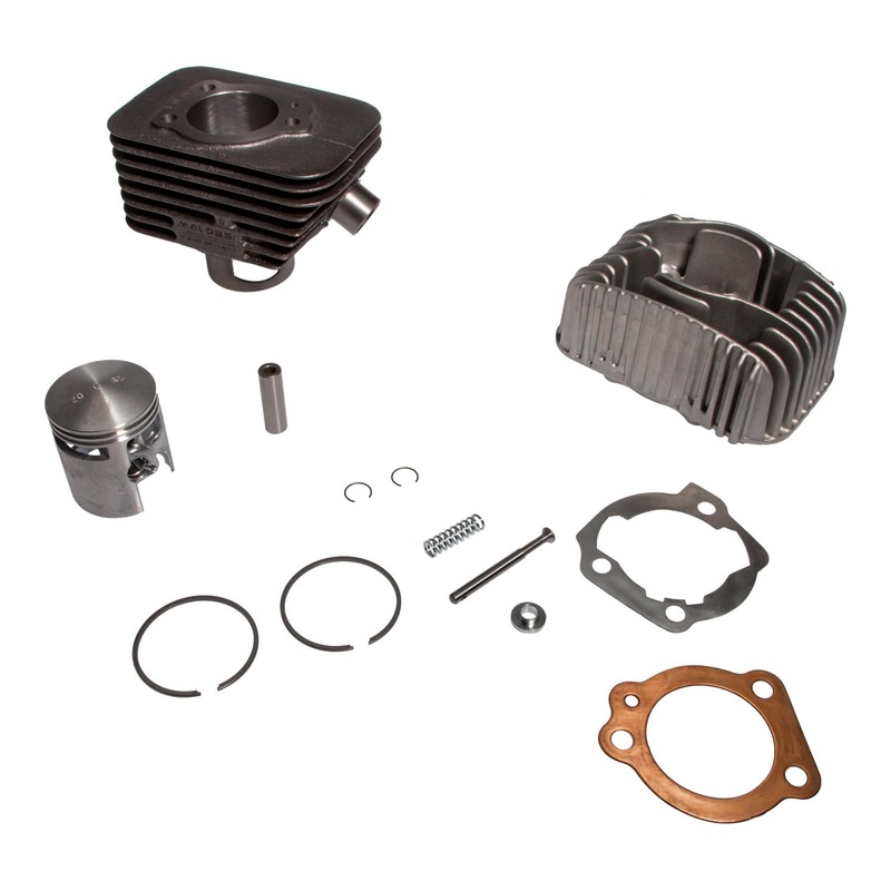 Cylindre culasse Malossi fonte axe Ø10 Ciao/Ciao PX