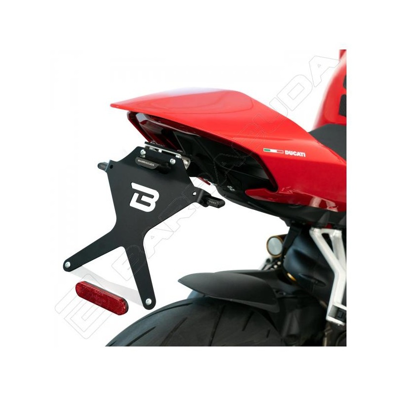 Support de plaque d’immatriculation Barracuda Ducati Streetfighter 1100 V4 20-21 avec clignotants