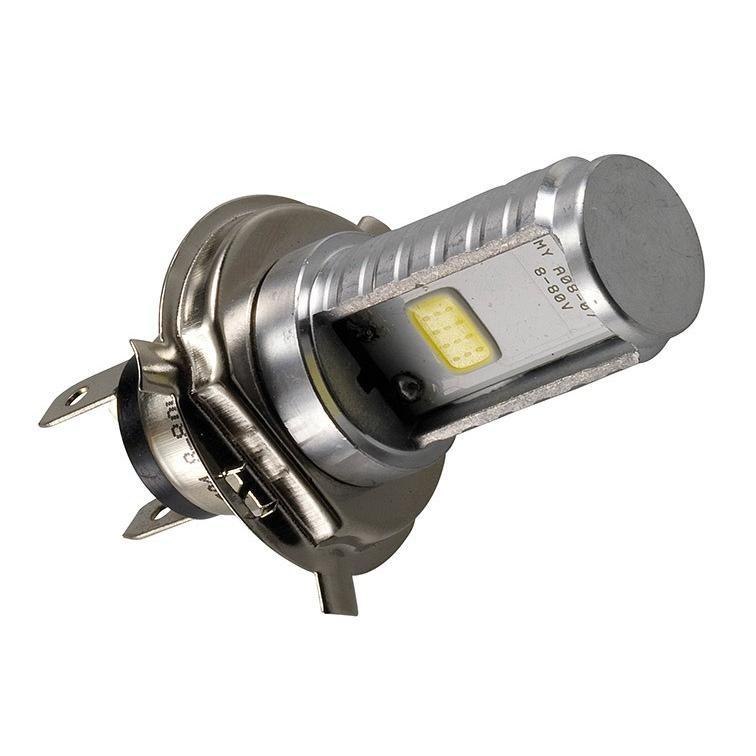 Ampoule LED H4 12 W 10 - 30 Volts couleur blanche 6000° k 7,5 W pour VESPA  LAMBRETTA APE Motos et voitures