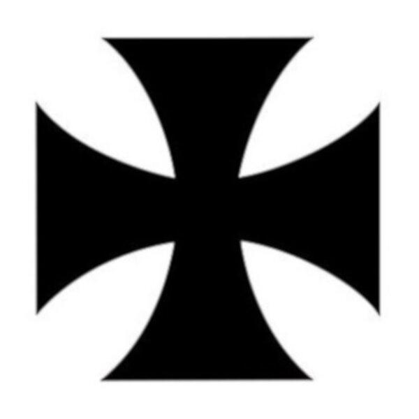 3d Autocollant de voiture en métal Emblème de croix maltaise Voiture Auto  Moto Badge Autocollant de coffre Autocollant