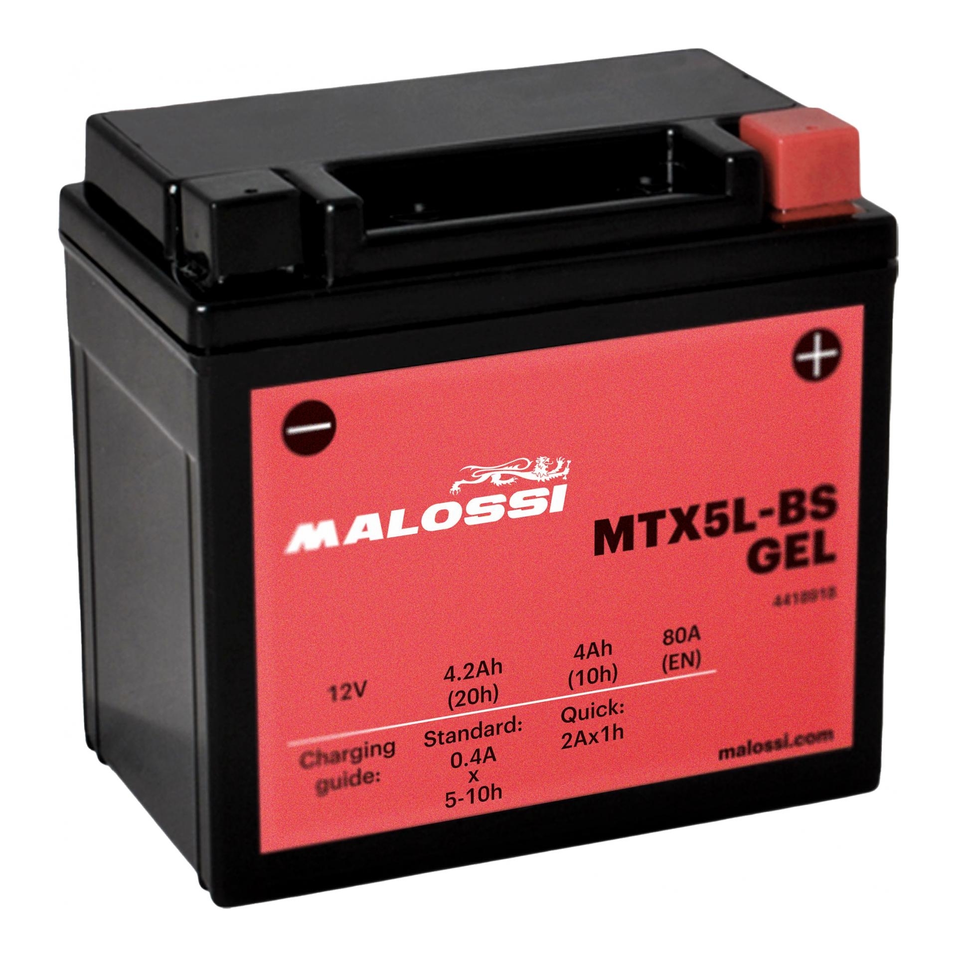 Batterie gel Malossi MTZ7S - Pièces Electrique sur La Bécanerie