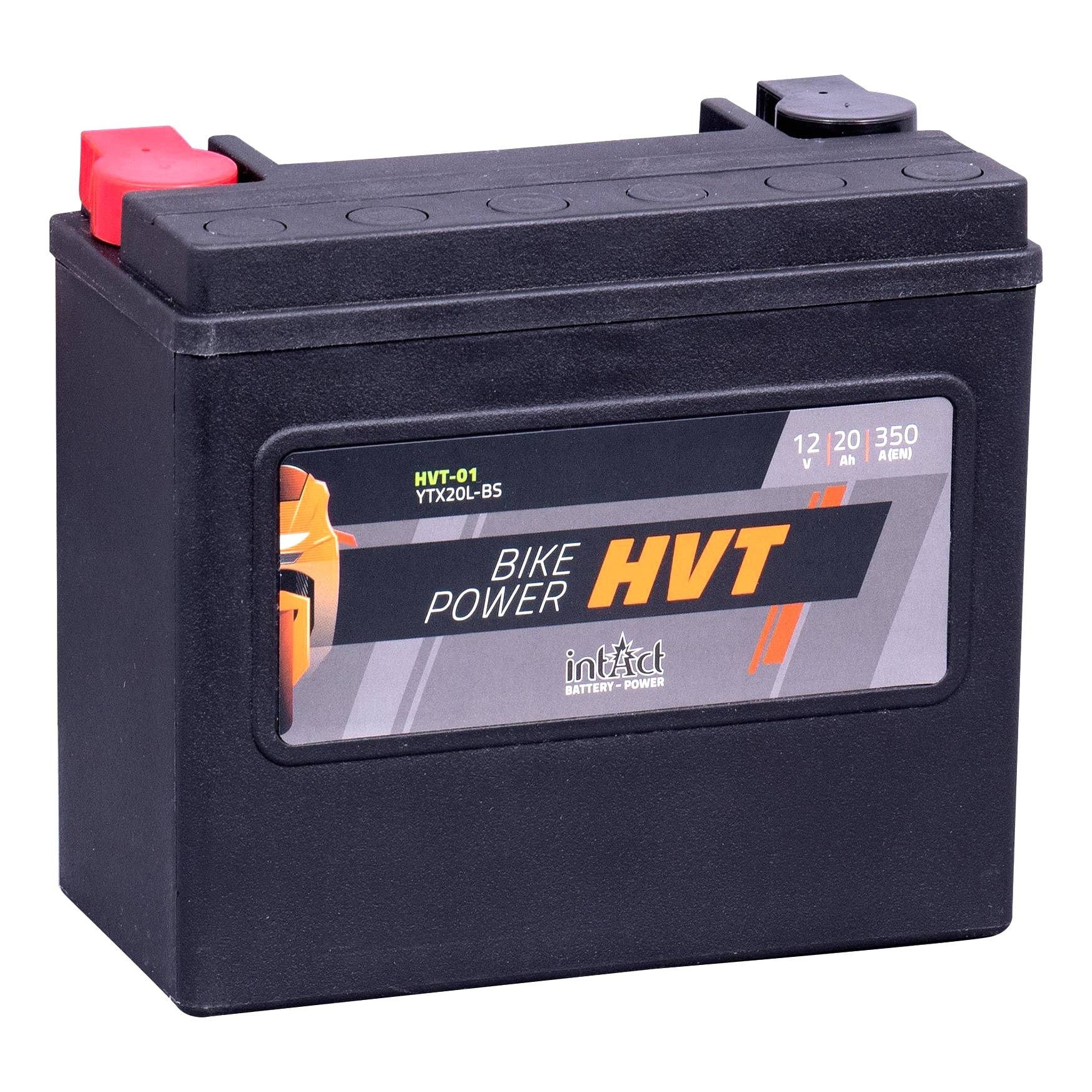 Batterie Intact HVT YTX20L-BS 12V 20Ah prête à l'emploi - Pièces Electrique  sur La Bécanerie