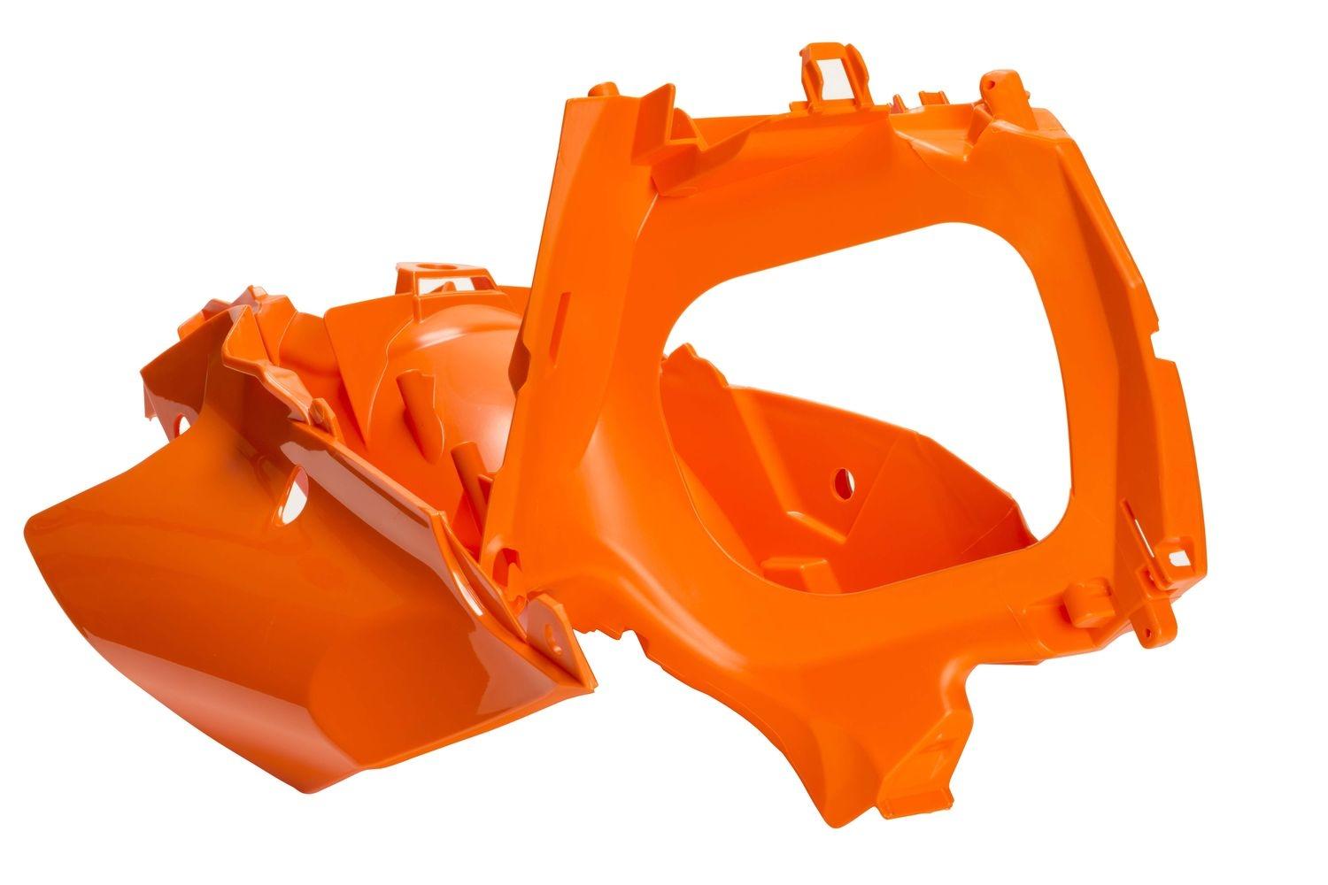 Partie inférieure du boitier de Filtre à air Orange pour KTM SX/SX