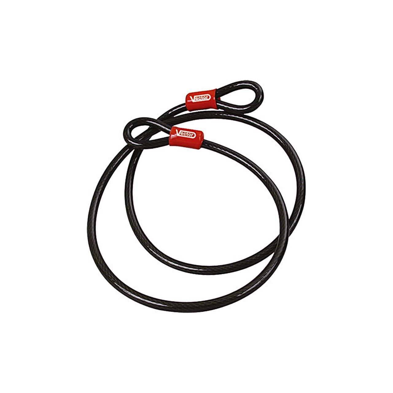 Câble antivol lasso antivol Abus Cobra 1,2m Ø12 mm noir/rouge - Accessoire  & Stand sur La Bécanerie