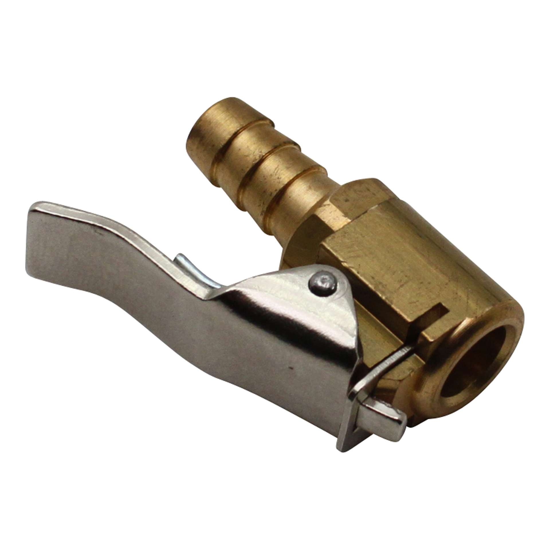 AERZETIX - C54254 - Embout de gonflage à clipser pour tuyau de pompe  compresseur pneumatique - en métal - Ø 8mm - couleur Doré