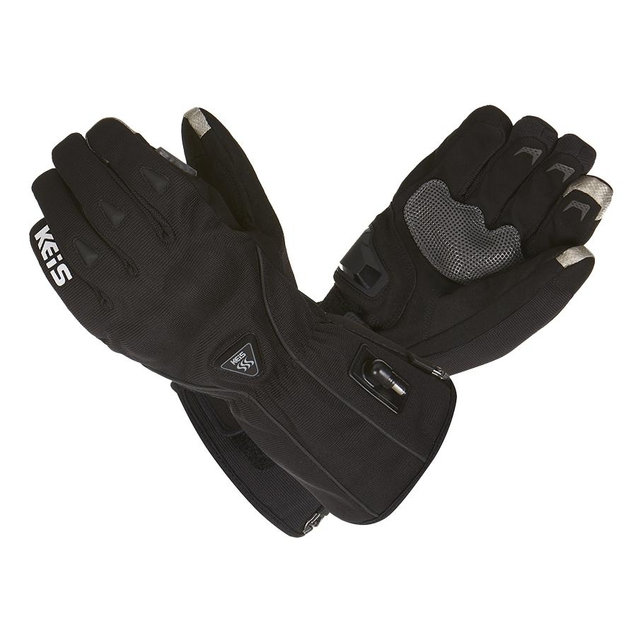 Sous-gants chauffants Keis G102 noirs - Équipement route sur La Bécanerie