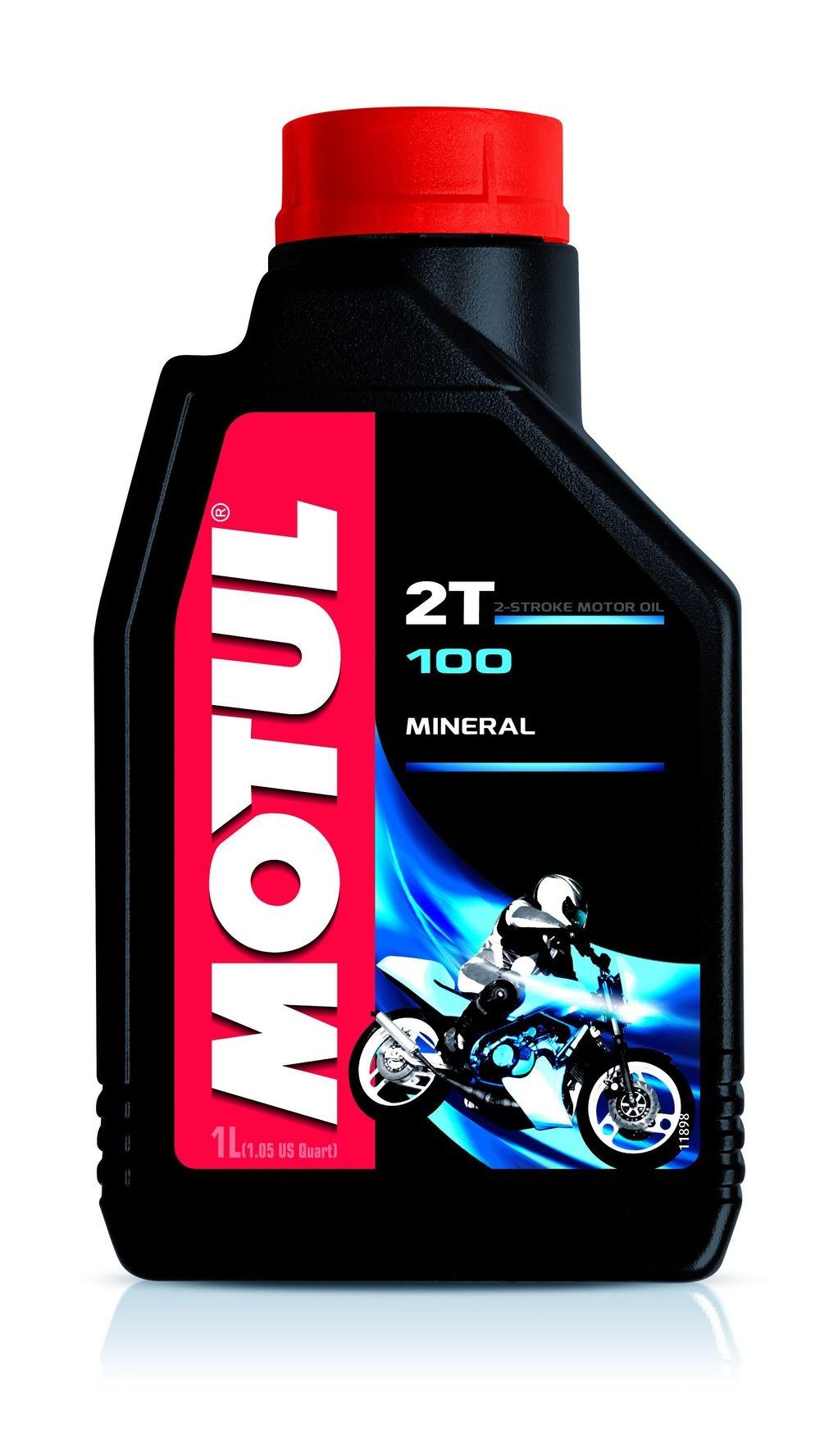 Huile moteur 2T Motul 100 1L - Lubrifiant sur La Bécanerie
