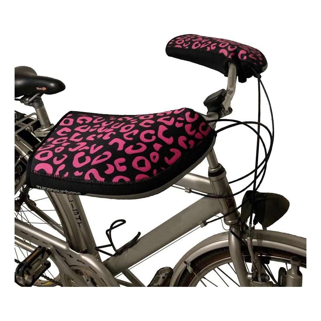Manchons de guidon vélo Tucano Urbano City leopard noir/rose - Équipement  cycliste sur La Bécanerie
