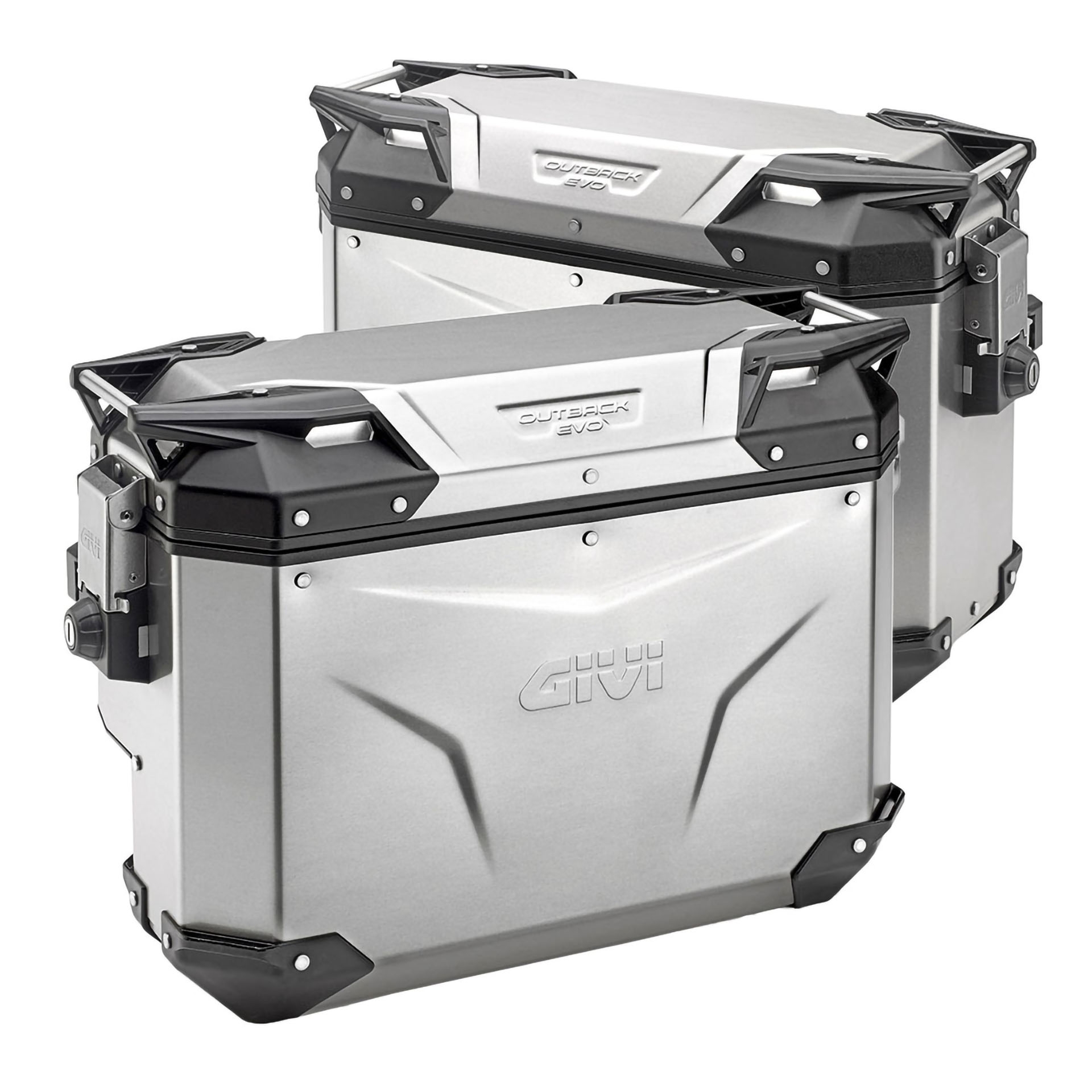 GIVI TRK46 Trekker valise ou top case Monokey cache noir aluminium