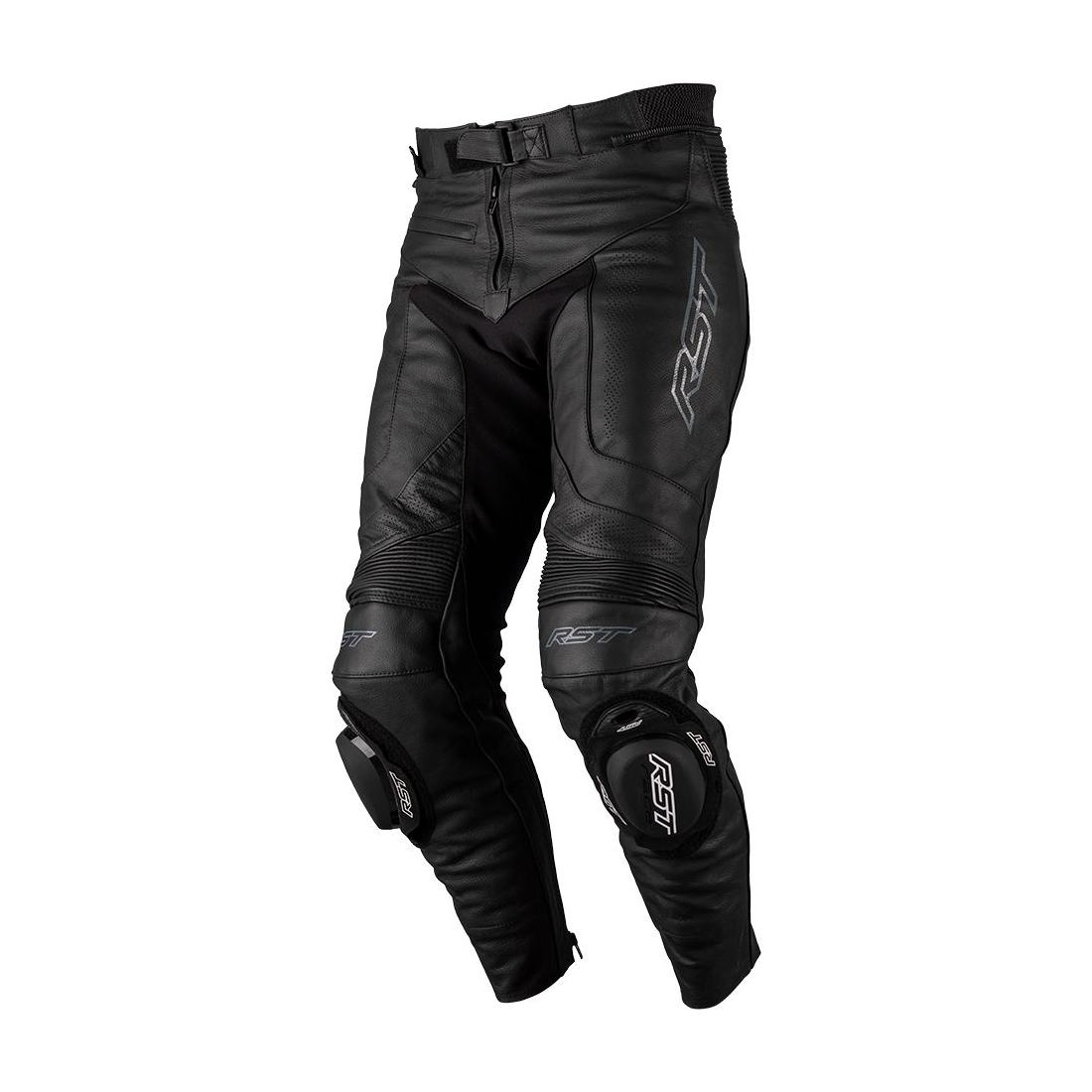 Pantalon moto femme cuir RST S1 noir - Équipement route sur La Bécanerie
