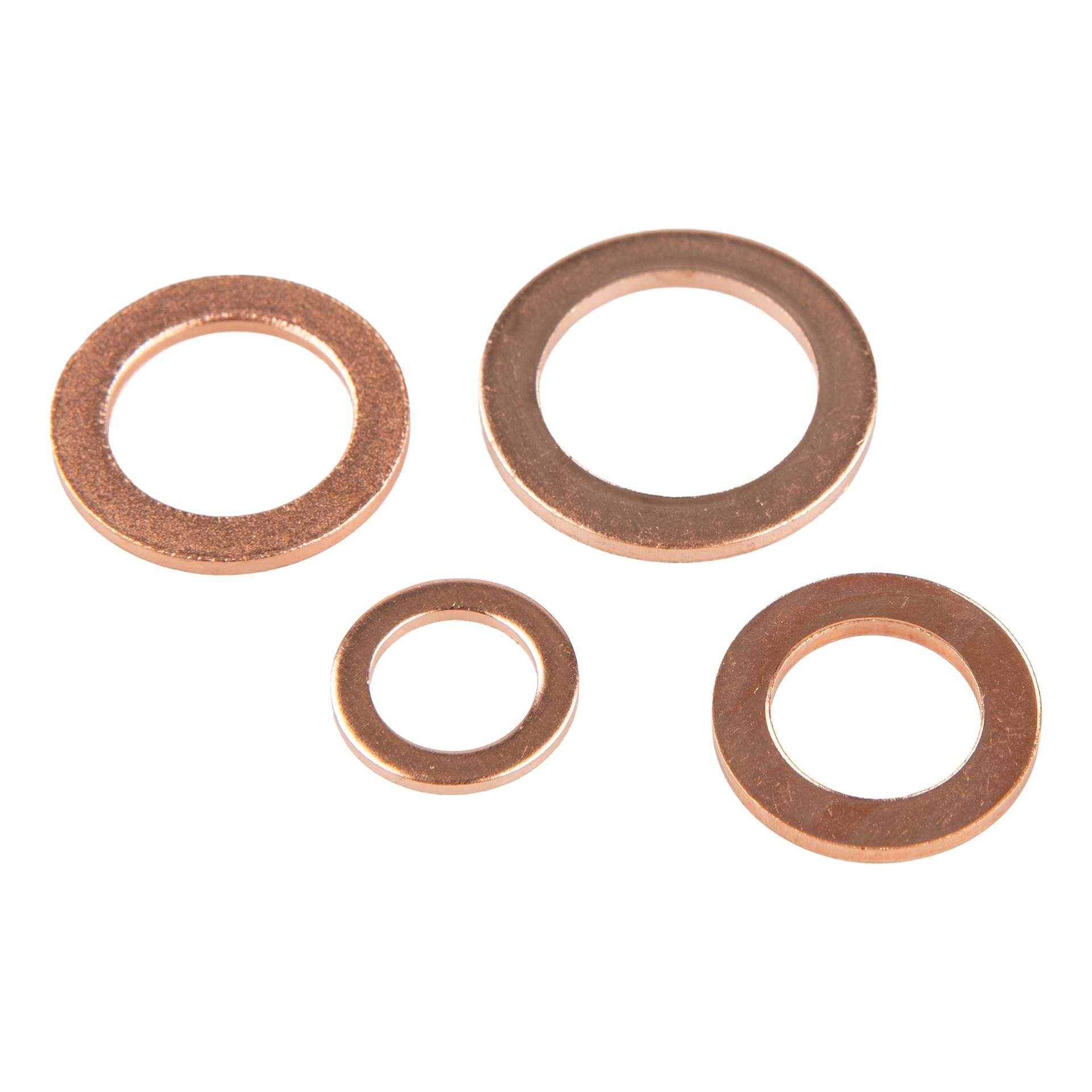 200 Pièces De Rondelles, Jeu De Bagues D'étanchéité Plates En