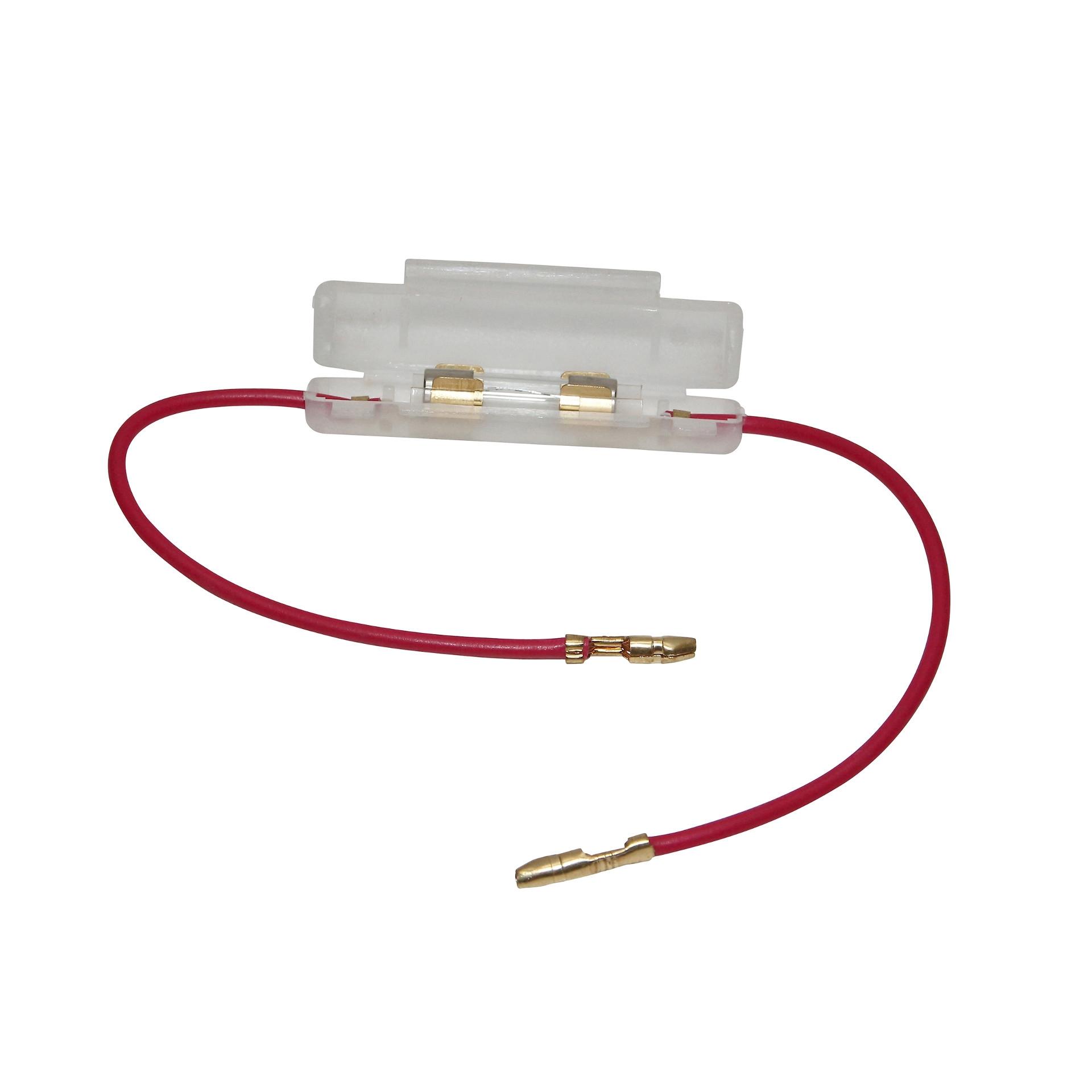 Porte-fusible pour fusibles à broche standard, avec câble 15 A / 1