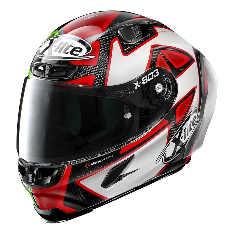 Casque intégral X-Lite X803 RS Ultra Carbon Replica D. Petrucci Misan