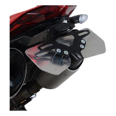 Support de plaque d’immatriculation R&G Racing noir Ducati Hypermoatrd 950 19-20