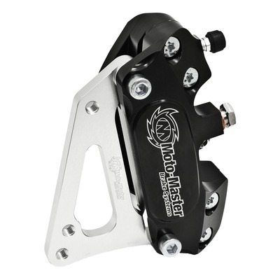 Kit étrier de frein 4 pistons noir avec adaptateur pour Supermoto Racing Sherco SE-R 250 15-17