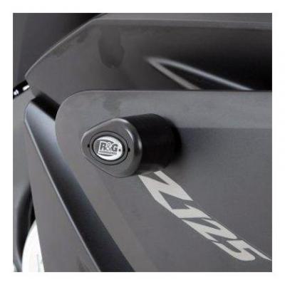 Tampons de protection R&G Racing Aero noir Yamaha YZF-R 125 15-18
