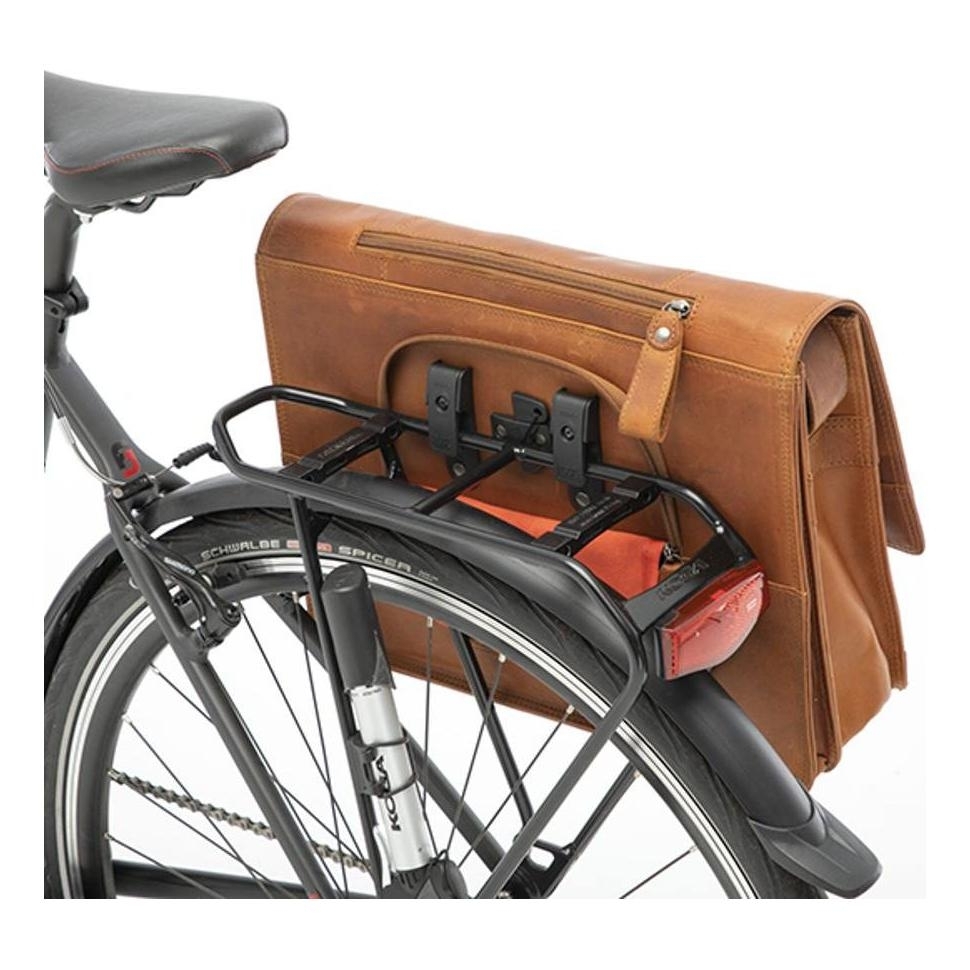 Sacoche De Selle Pour Vélo – Sac De Porte-bagage Arrière, Polyester Imperméable, Avec Attache Réglable, Noir