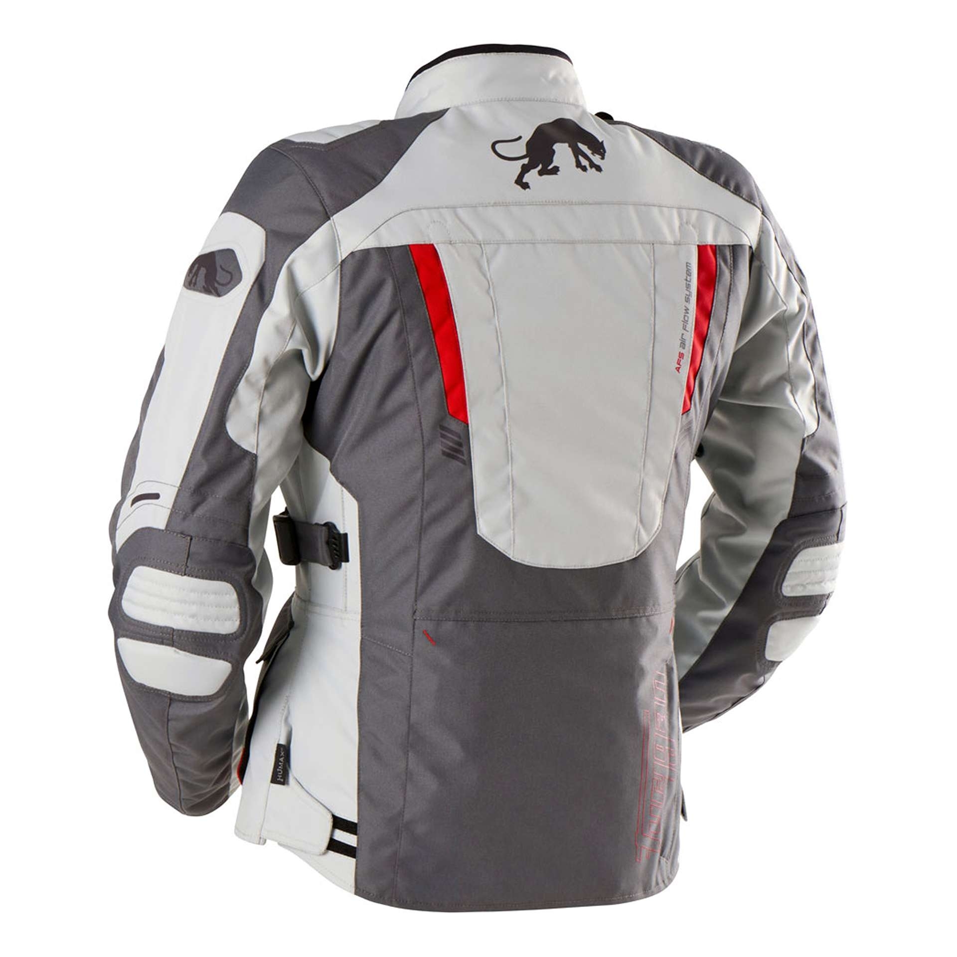 Veste textile femme Furygan Apalaches Lady Evo gris/pearl/rouge