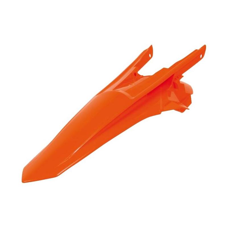 Garde boue arrière RTech orange pour KTM SX 125 16-18