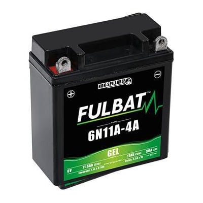 Batterie 6N11A-4A Fulbat 6v 11ah classic