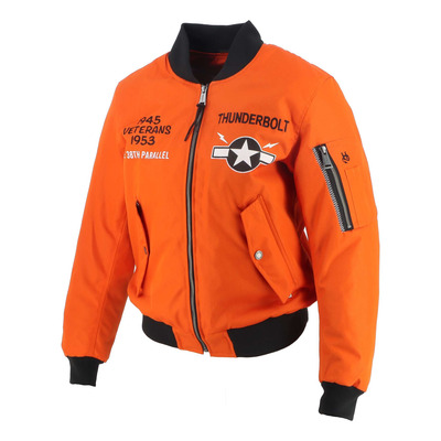 Blouson textile femme Helstons Tigresse orange