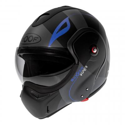 Casque modulable Roof RO9 Boxxer Viper noir/bleu mat