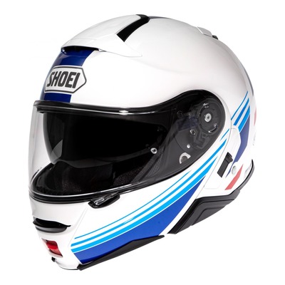 Casque modulable Shoei Neotec II Separator TC-10 bleu/blanc/rouge
