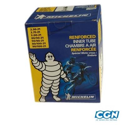 Chambre à air Michelin offroad 90/90-21 valve droite