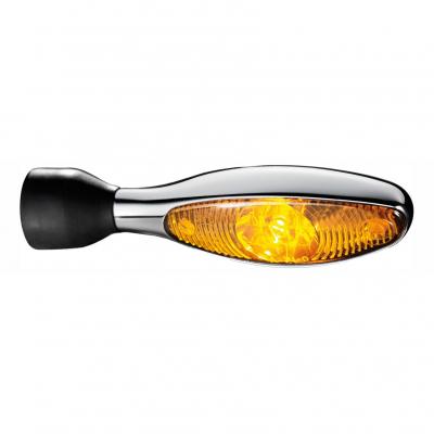 Clignotant LED Kellermann Micro 1000 chromé verre ambre