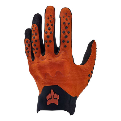Gants cuir/textile Fox Racing Bomber LT CE burnt orange