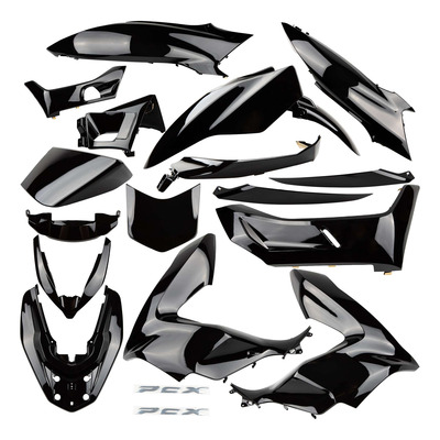 Kit carénage Allpro 17 pièces noir nacré Honda PCX 125 2018-20
