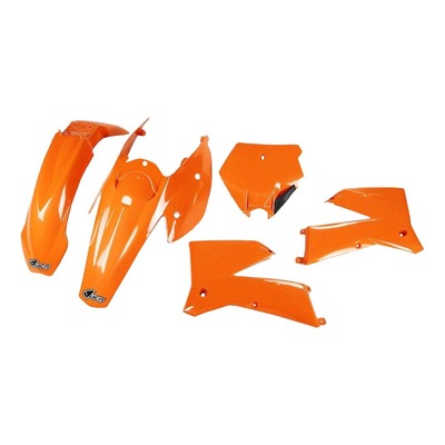 Kit plastique UFO KTM 125 SX 05-06 orange (couleur origine)