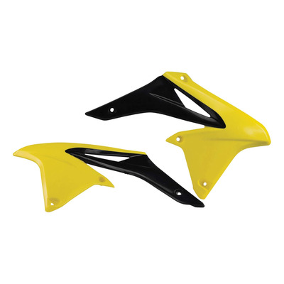 Ouïes de Radiateur ACERBIS Jaune / Noir - Suzuki 250 RMZ 10-18