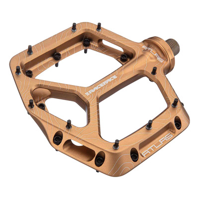Pédales Race Face Atlas aluminium - or