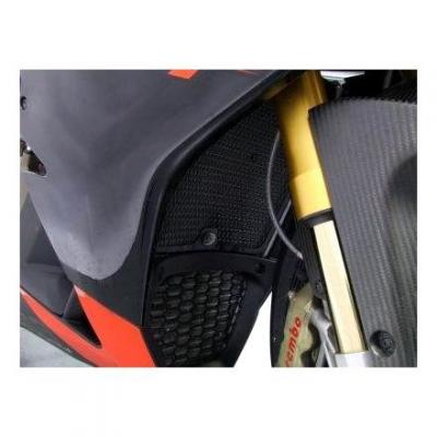 Protection de radiateur noire R&G Racing Aprilia RSV4 Factory 09-14