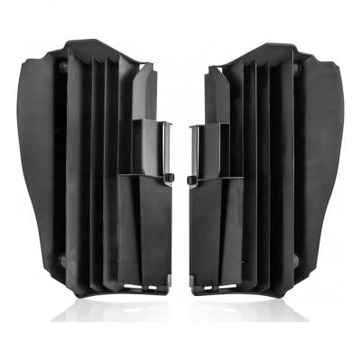 Protections de radiateur Acerbis Yamaha 450 YZ-F 2018 Noir Brillant
